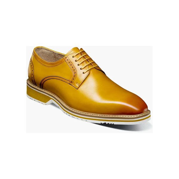 Stacy Adams Barringer Plain Toe Oxford Walking Shoes Yellow 25722-700