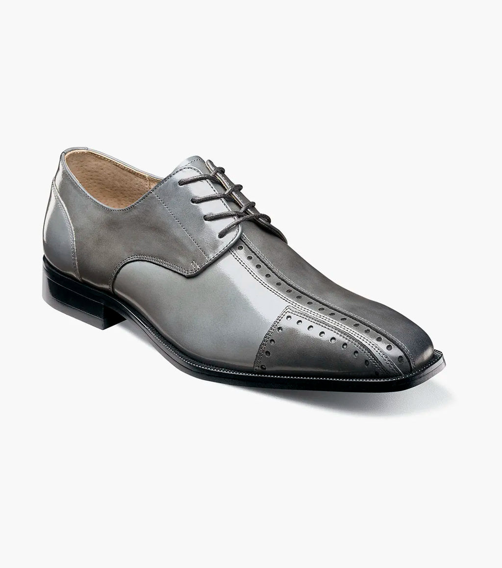 Stacy Adams Palmento Modified CapToe Oxford Dress Shoes Gray Multi 25740-062
