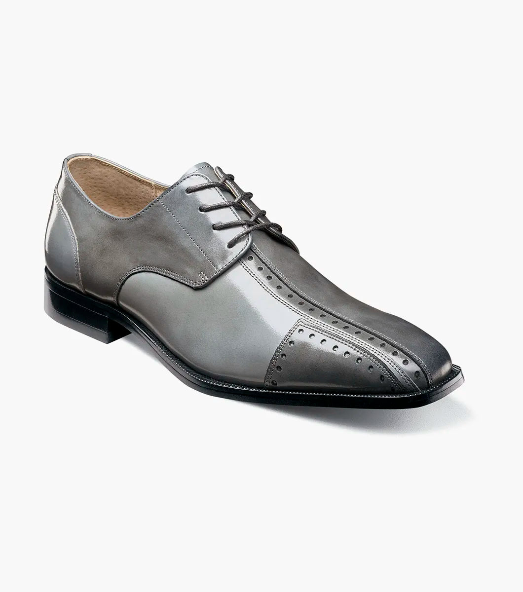 Stacy Adams Palmento Modified CapToe Oxford Dress Shoes Gray Multi 25740-062