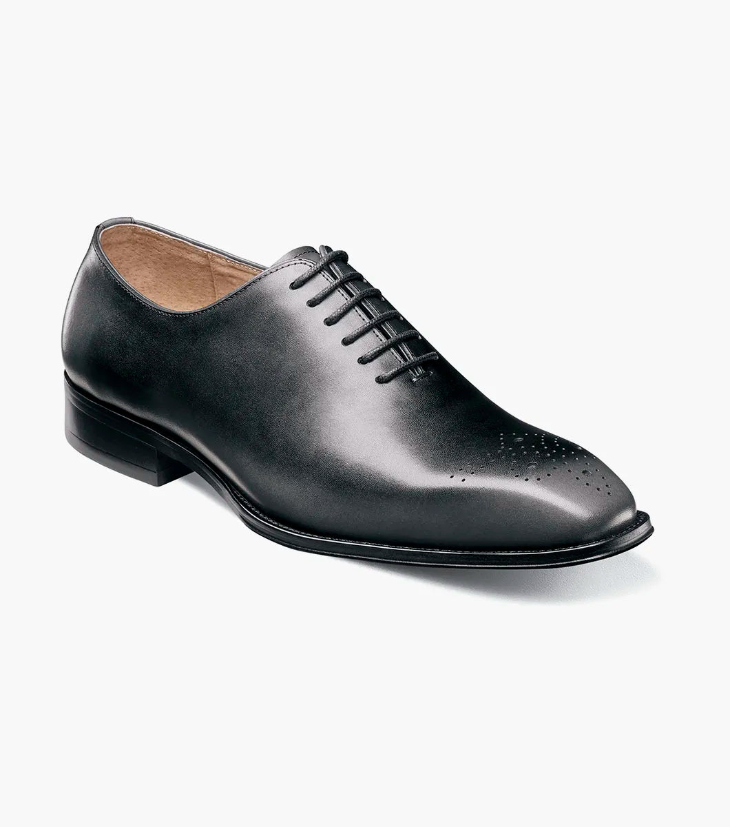 Stacy Adams Hallquist Plain Toe Oxford Shoes Leather Gray 25742-020
