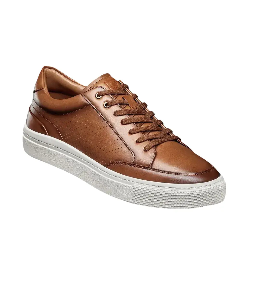 Stacy Adams Dorian Moc Toe Lace-Up Sneaker Cognac 25749-221