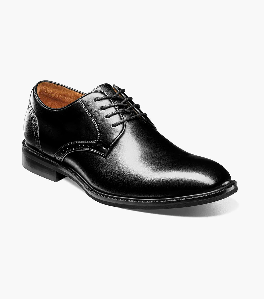Stacy Adams Benson Plain Toe Oxford Dress Shoes Black Leather 25751-001