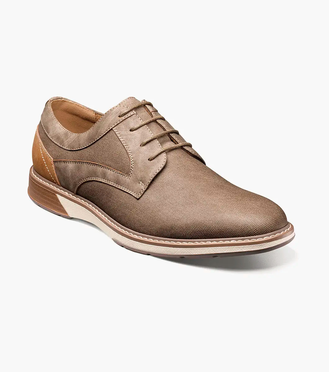 Stacy Adams Phineas Plain Toe Oxford Shoes Taupe 25774-260