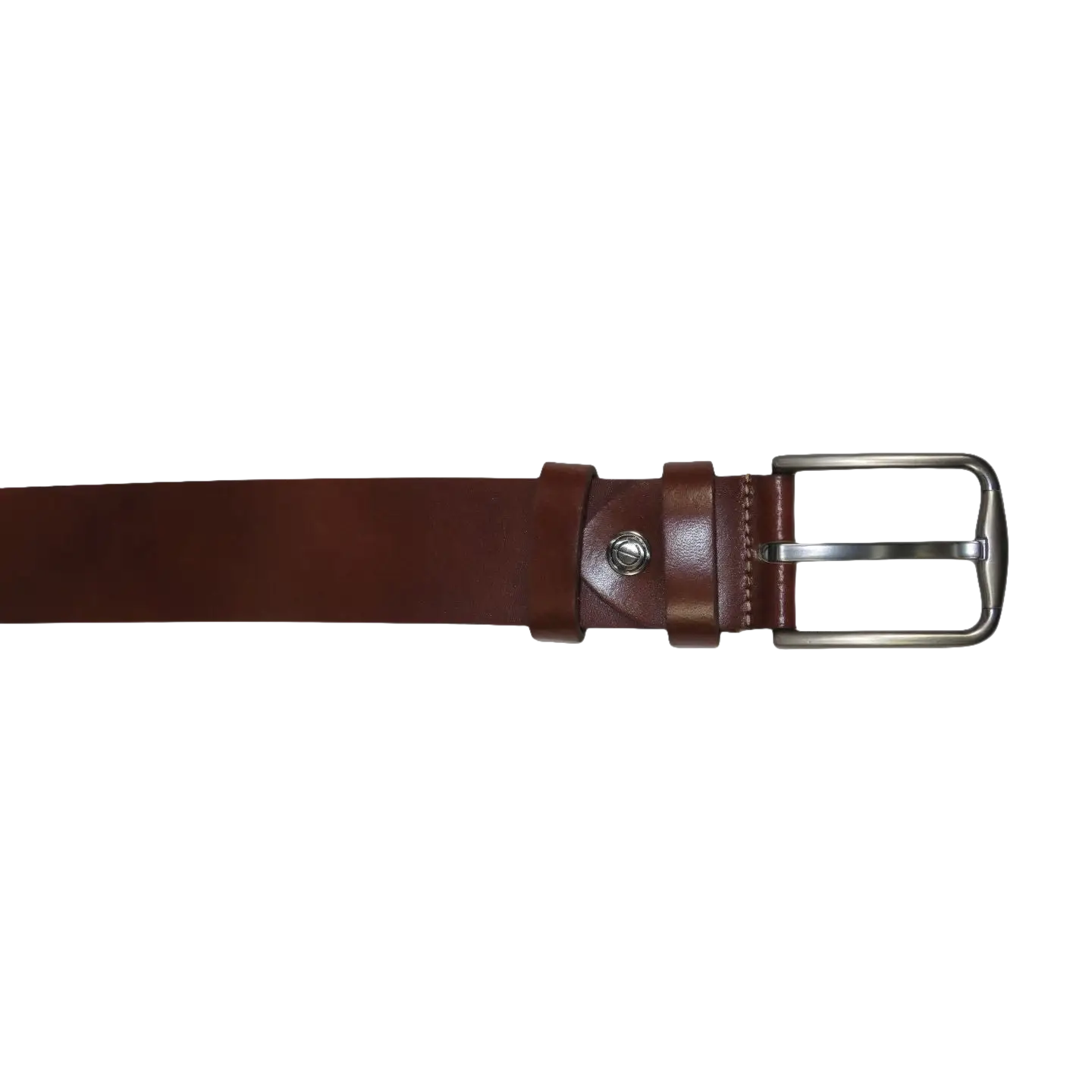 Men's Belt By PICCODER Turkey Genuine Leather Solid 3000 Brown