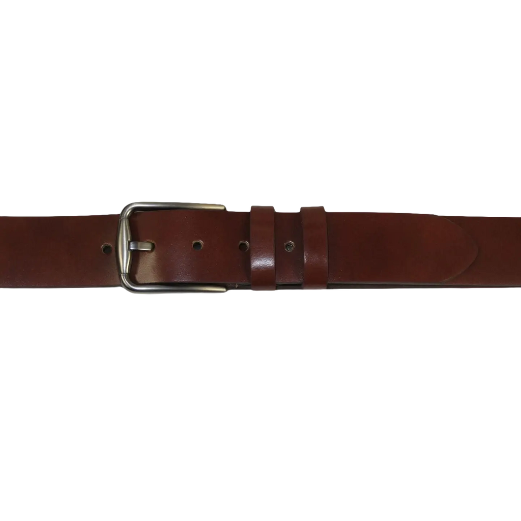 Men's Belt By PICCODER Turkey Genuine Leather Solid 3000 Brown