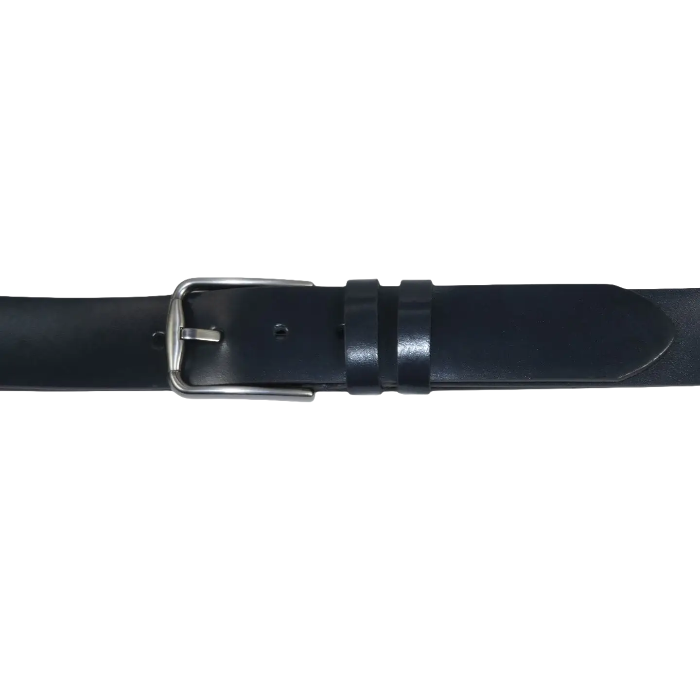 Men's Belt By PICCODER Turkey Genuine Leather Solid 3000 Navy Blue