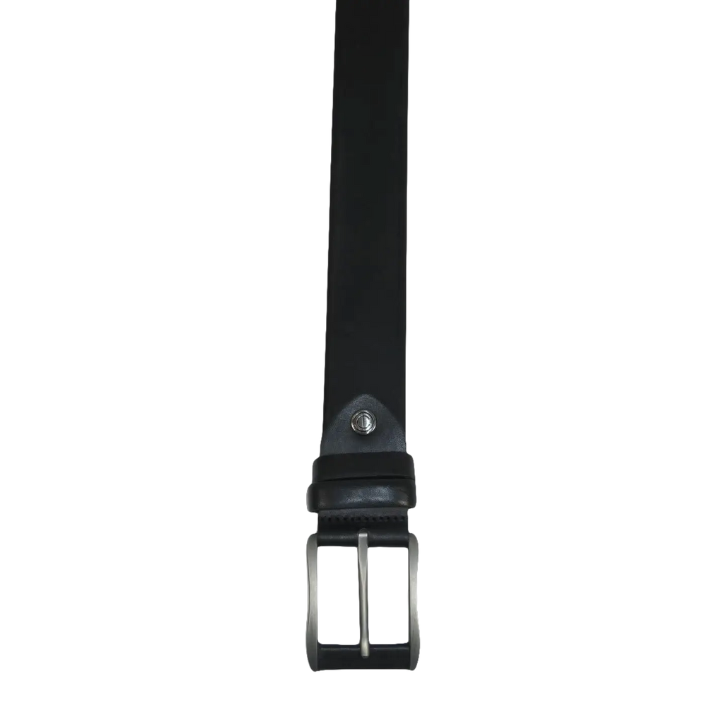 Men's Belt By PICCODER Turkey Genuine Leather Solid 3100 Black