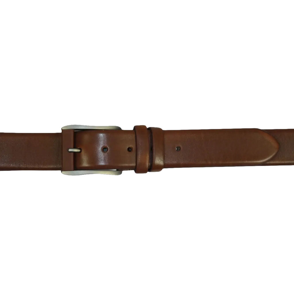 Men's Belt By PICCODER Turkey Genuine Leather Solid 3100 Brown