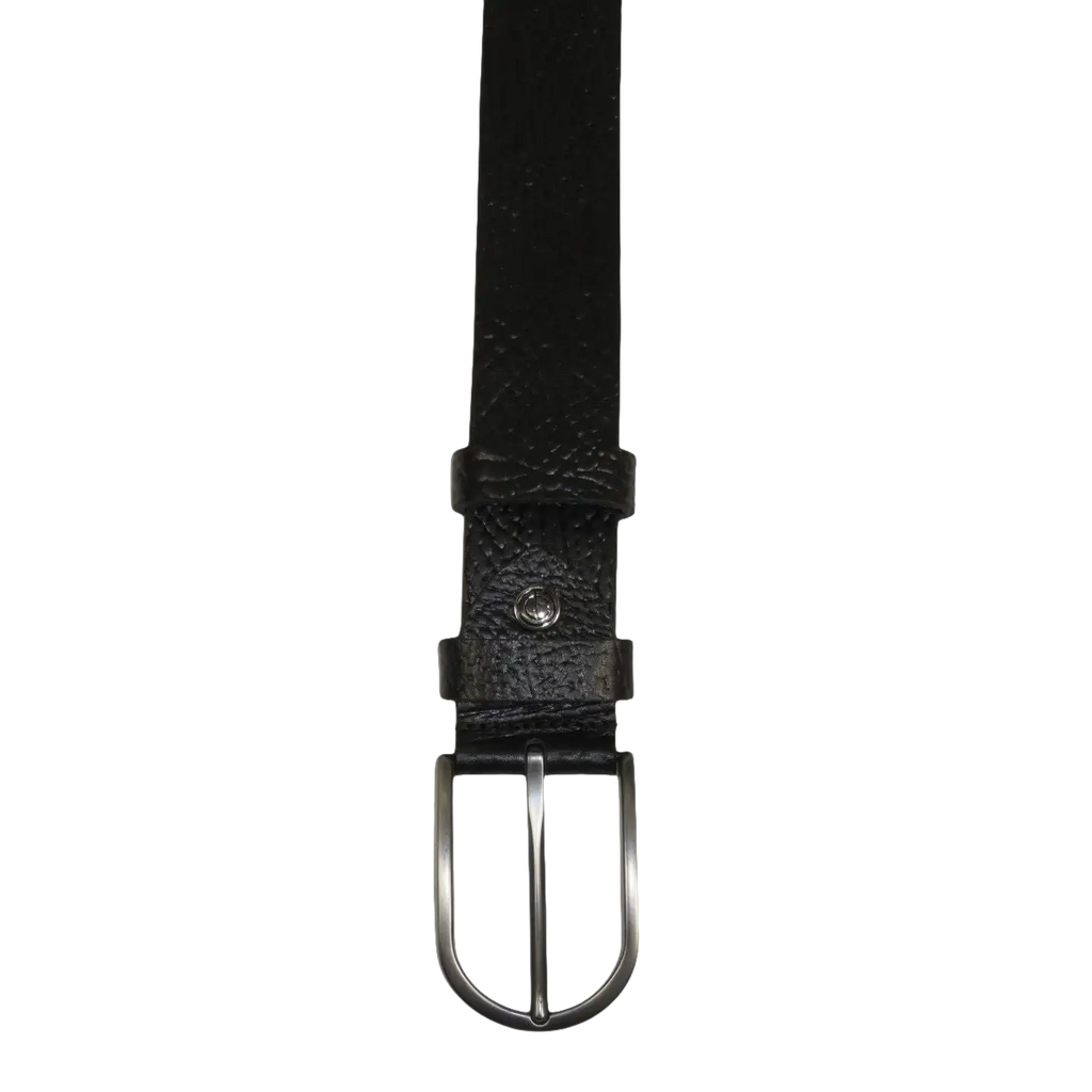 Men's Belt By PICCODER Turkey Genuine Leather Textured 3900 Black