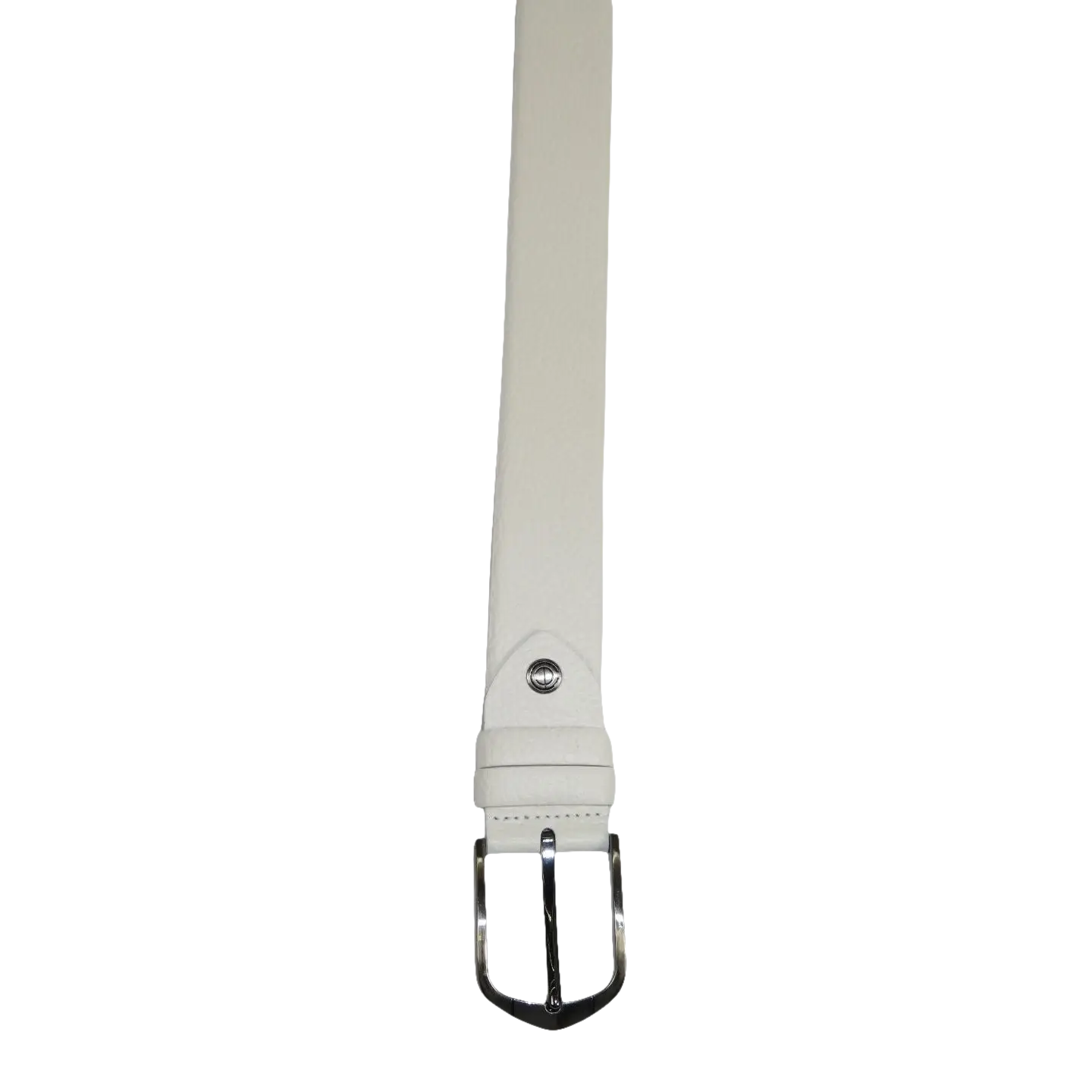 Men's Belt By PICCODER Turkey Genuine Leather Textured 3900 White