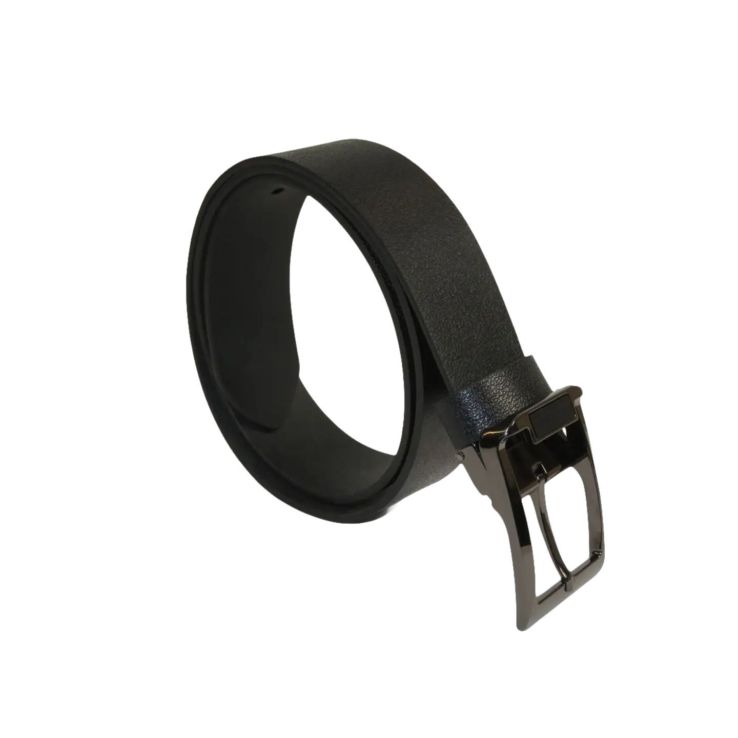 Men's Belt By PICCODER Turkey Genuine Leather Textured 3913 Black