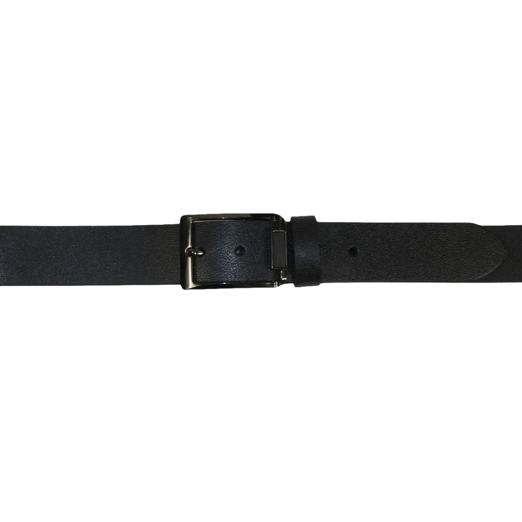 Men's Belt By PICCODER Turkey Genuine Leather Textured 3913 Black