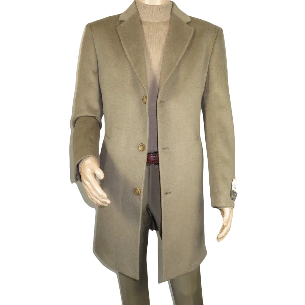 Men's CASILA Turkey Top Winter Coat Wool, Cashmere Blend 403140-09 Khaki