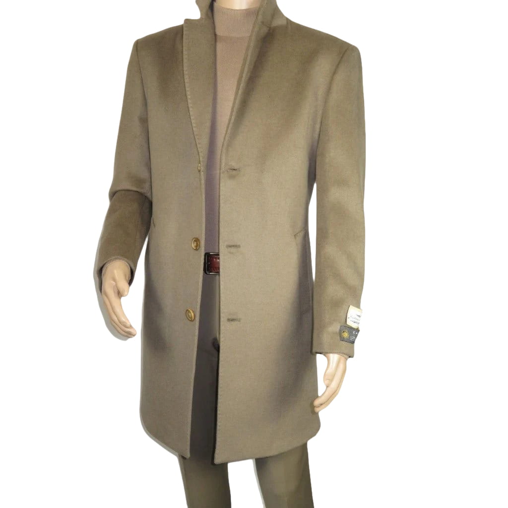 Men's CASILA Turkey Top Winter Coat Wool, Cashmere Blend 403140-09 Khaki