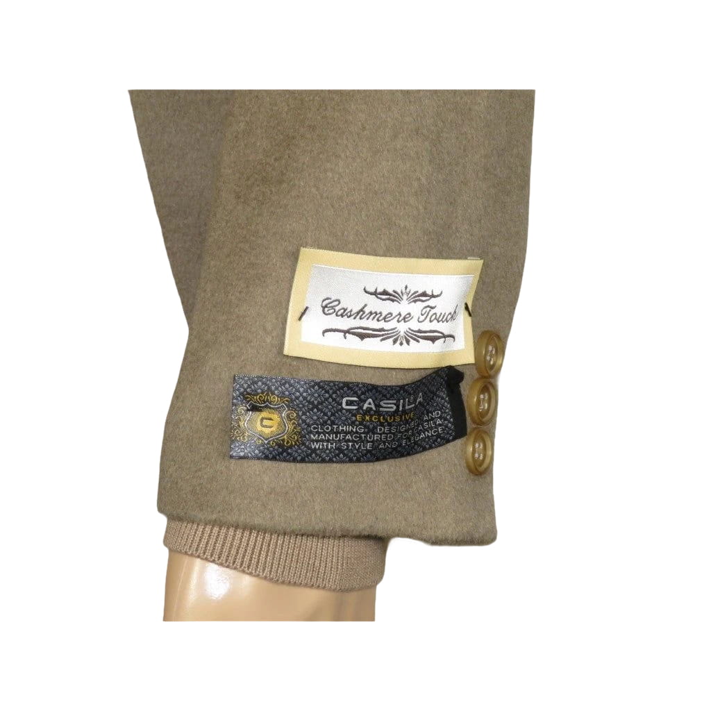 Men's CASILA Turkey Top Winter Coat Wool, Cashmere Blend 403140-09 Khaki