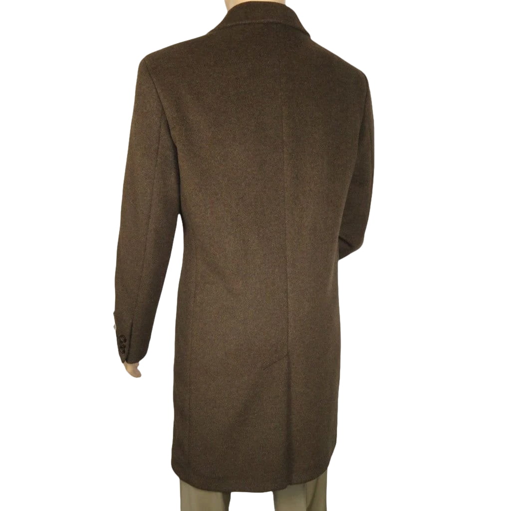 Men's CASILA Turkey Top Winter Coat Wool, Cashmere Blend 403140-18 Brown