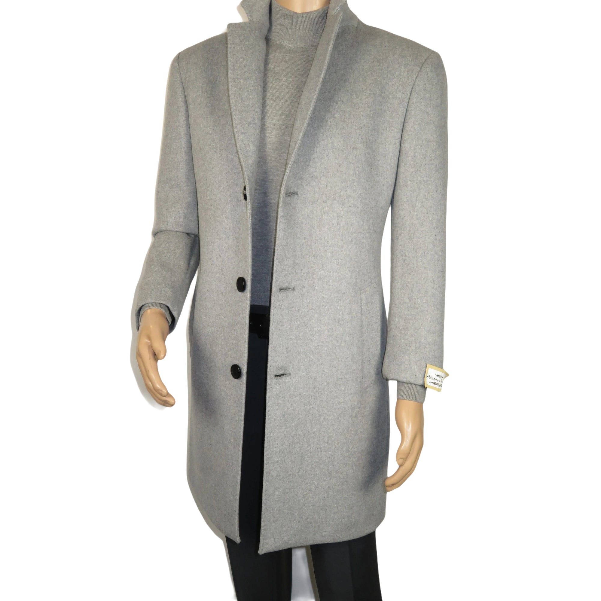 Men's CASILA Turkey Top Winter Coat Wool, Cashmere Blend 403140-26 Silver Gray