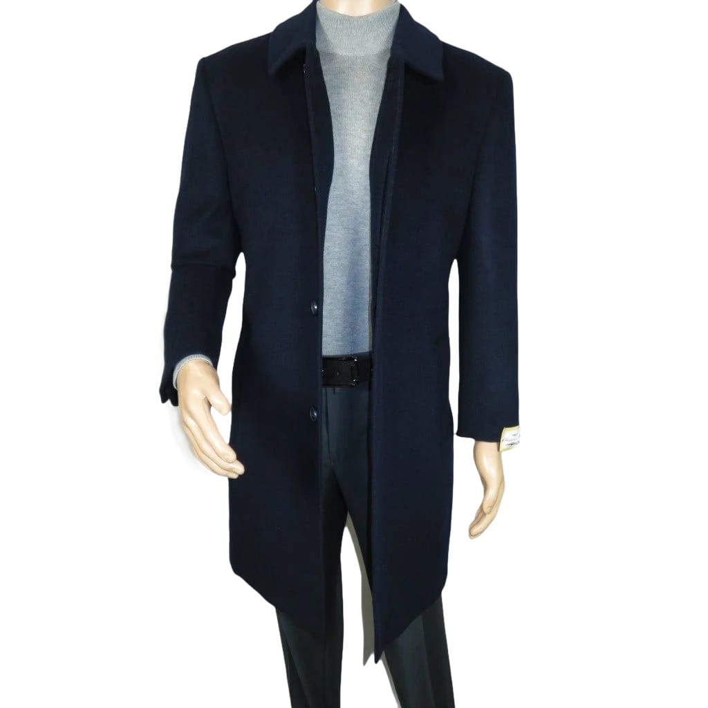 Men's CASILA Turkey Top Winter Coat Wool, Cashmere Blend 403230-15 Navy