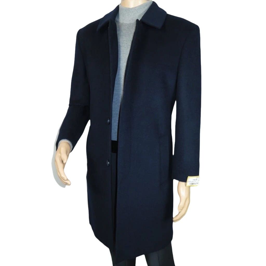 Men's CASILA Turkey Top Winter Coat Wool, Cashmere Blend 403230-15 Navy