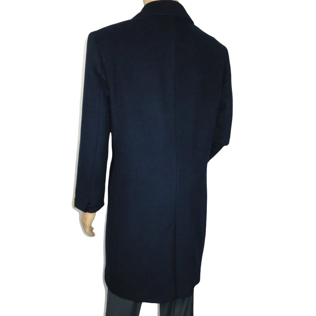 Men's CASILA Turkey Top Winter Coat Wool, Cashmere Blend 403230-15 Navy
