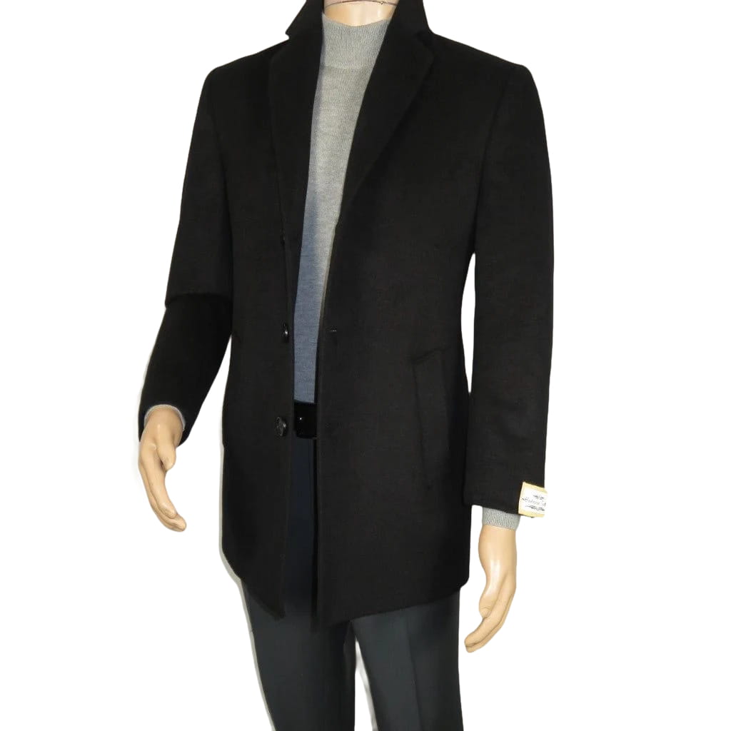 Men's CASILA Turkey Top Winter Car Coat Wool, Cashmere 403740-01 Black