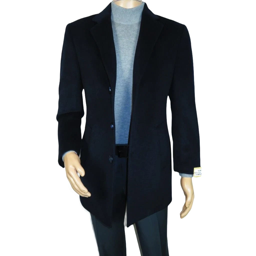 Men's CASILA Turkey Top Winter Car Coat Wool, Cashmere 403740-02 Dark Blue