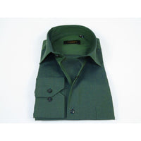 Men's Shirt Hankie CASILA Turkey Cotton Blend Long Sleeves 501770-23 Olive Green