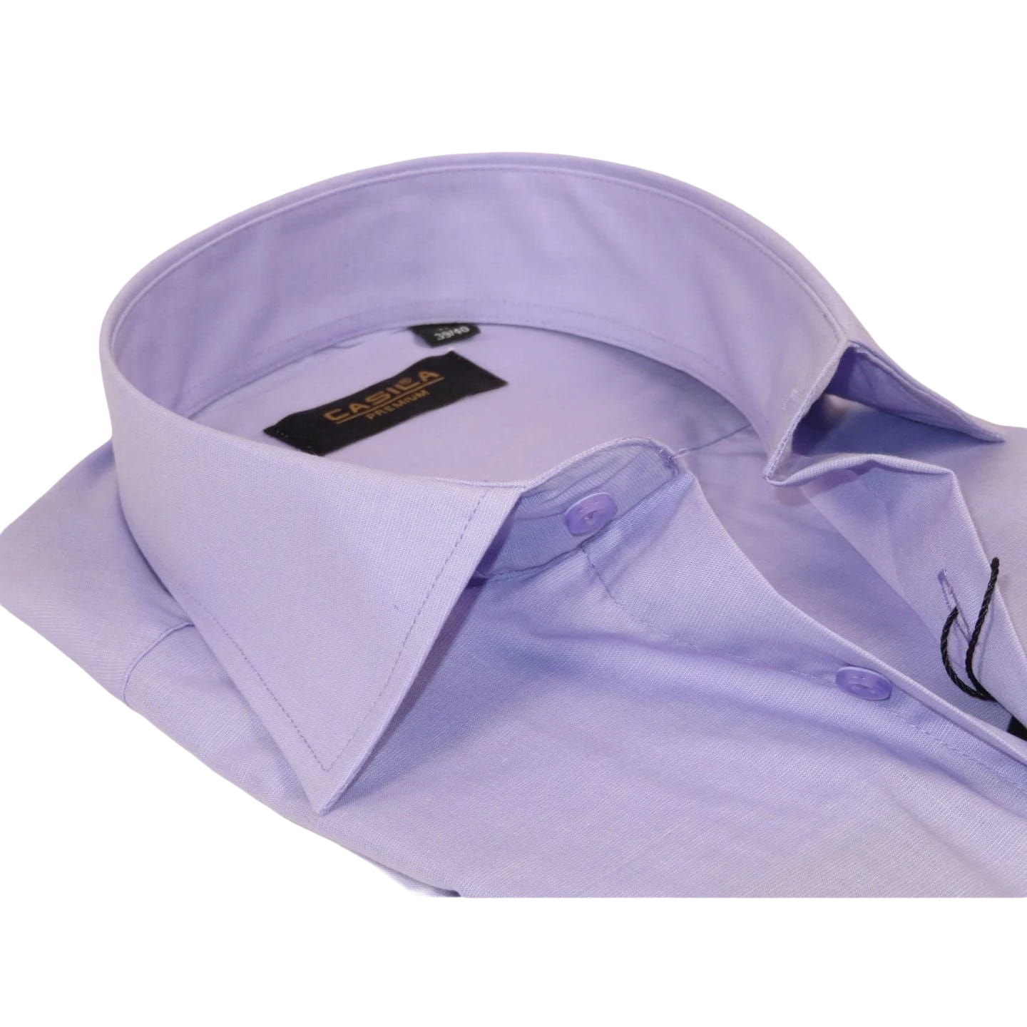 Men's Shirt Hankie CASILA Turkey Cotton Blend 501770-24 Lavender Oxford Texture