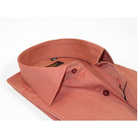 Men's Shirt Hankie CASILA Turkey Cotton Blend Long Sleeves 501770-50 Rust