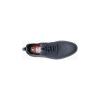 Stacy Adams Synchro Plain Toe Elastic Lace Up Sneaker Navy Shoes 25518-410