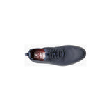 Stacy Adams Synchro Plain Toe Elastic Lace Up Sneaker Navy Shoes 25518-410