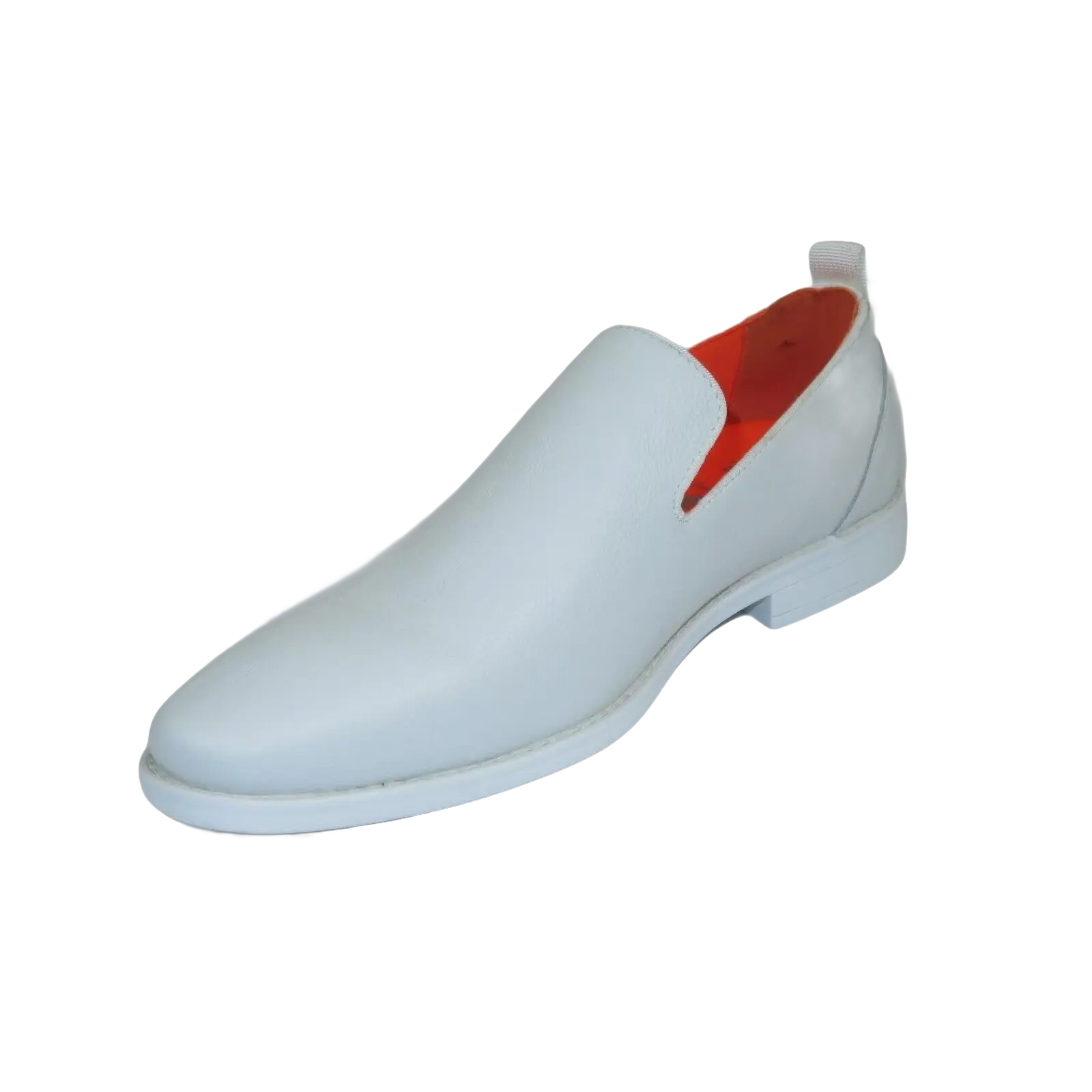 Men Tayno Dressy Casual Soft Leather Comfortable Slip on Loafer #ALPHA L White