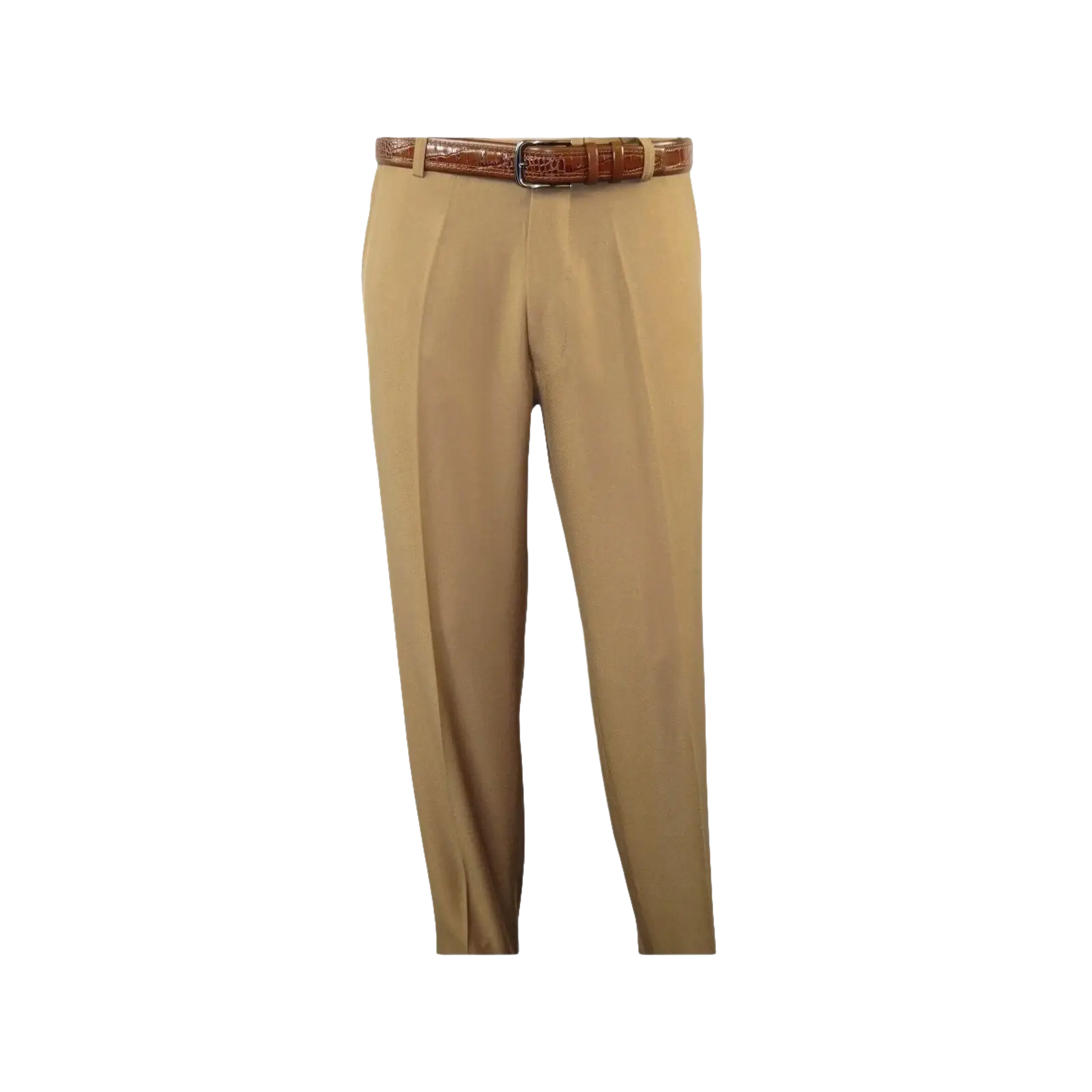 Men Silversilk 2pc Fancy walking leisure suit Italian woven knits 4407 Cafe Tan
