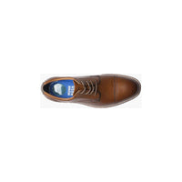 Nunn Bush Centro Flex Cap Toe Oxford Leather Shoes Dressy Cognac 84984-221