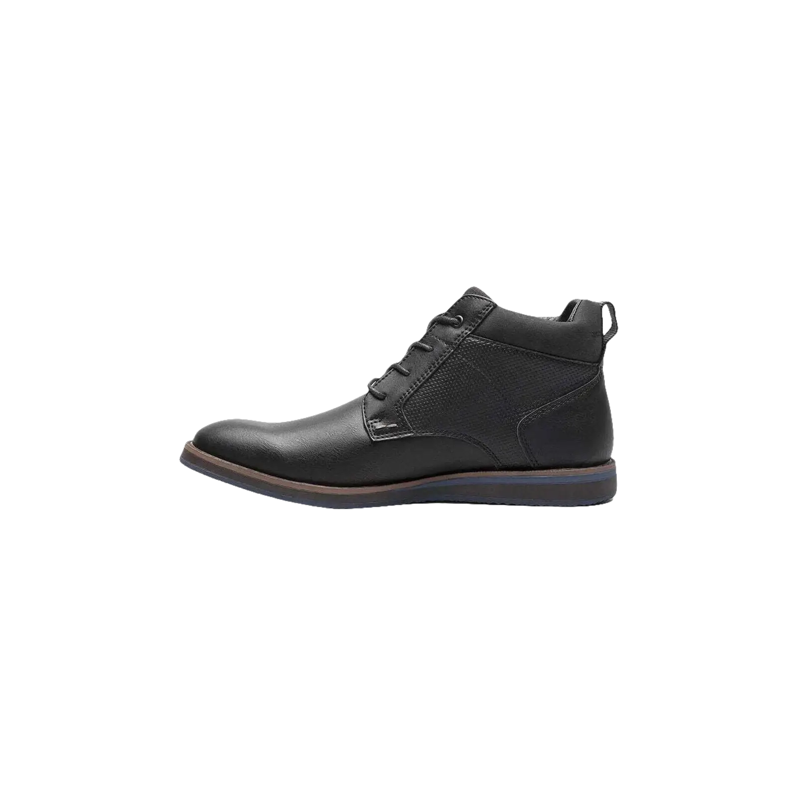 Men's Nunn Bush Circuit Plain Toe Chukka Work Boot Black 85009-001