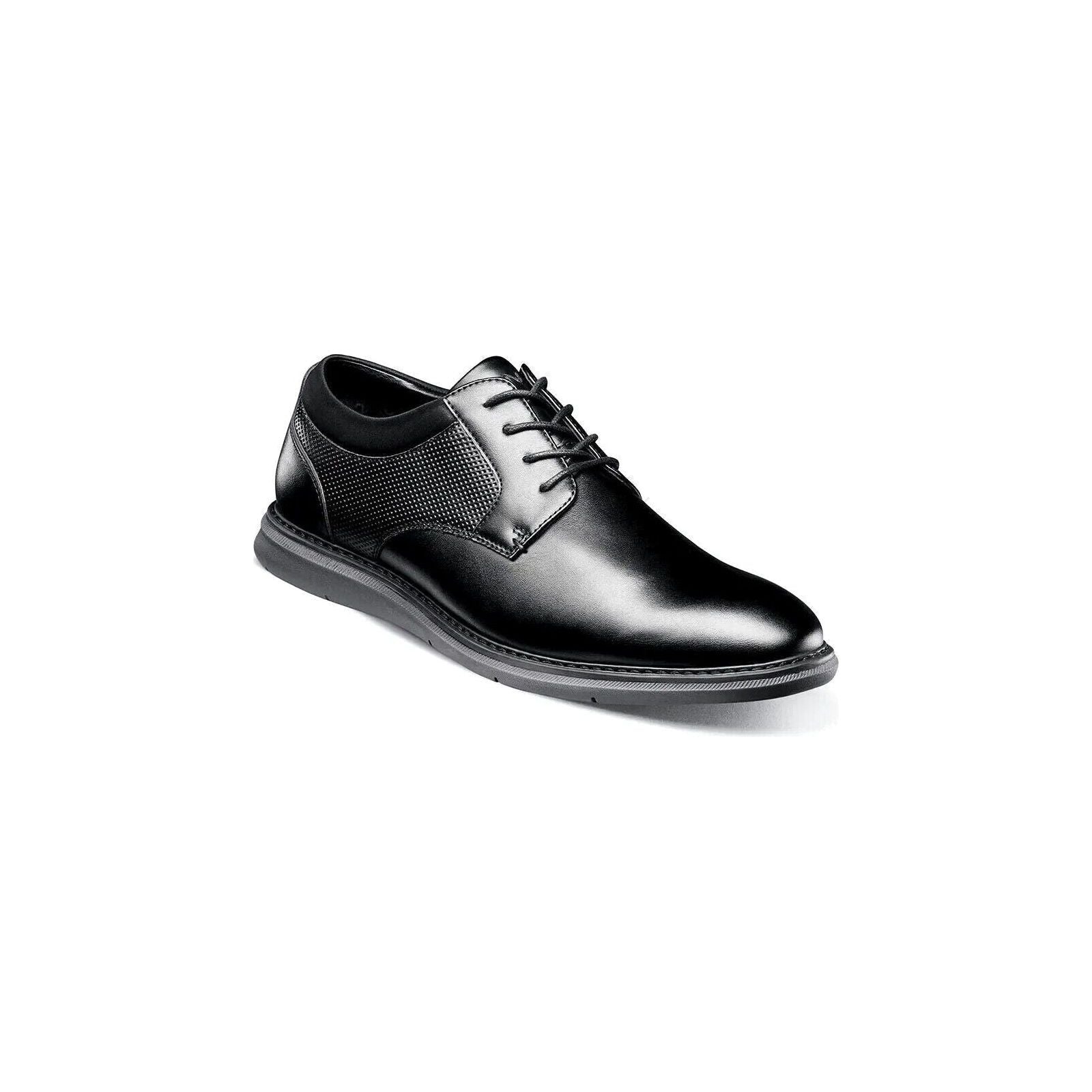 Nunn Bush Chase Plain Toe Oxford Dress Sneaker Shoes Black 85048-001