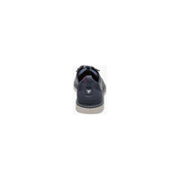 Stacy Adams Synchro Plain Toe Elastic Lace Up Sneaker Navy Shoes 25518-410