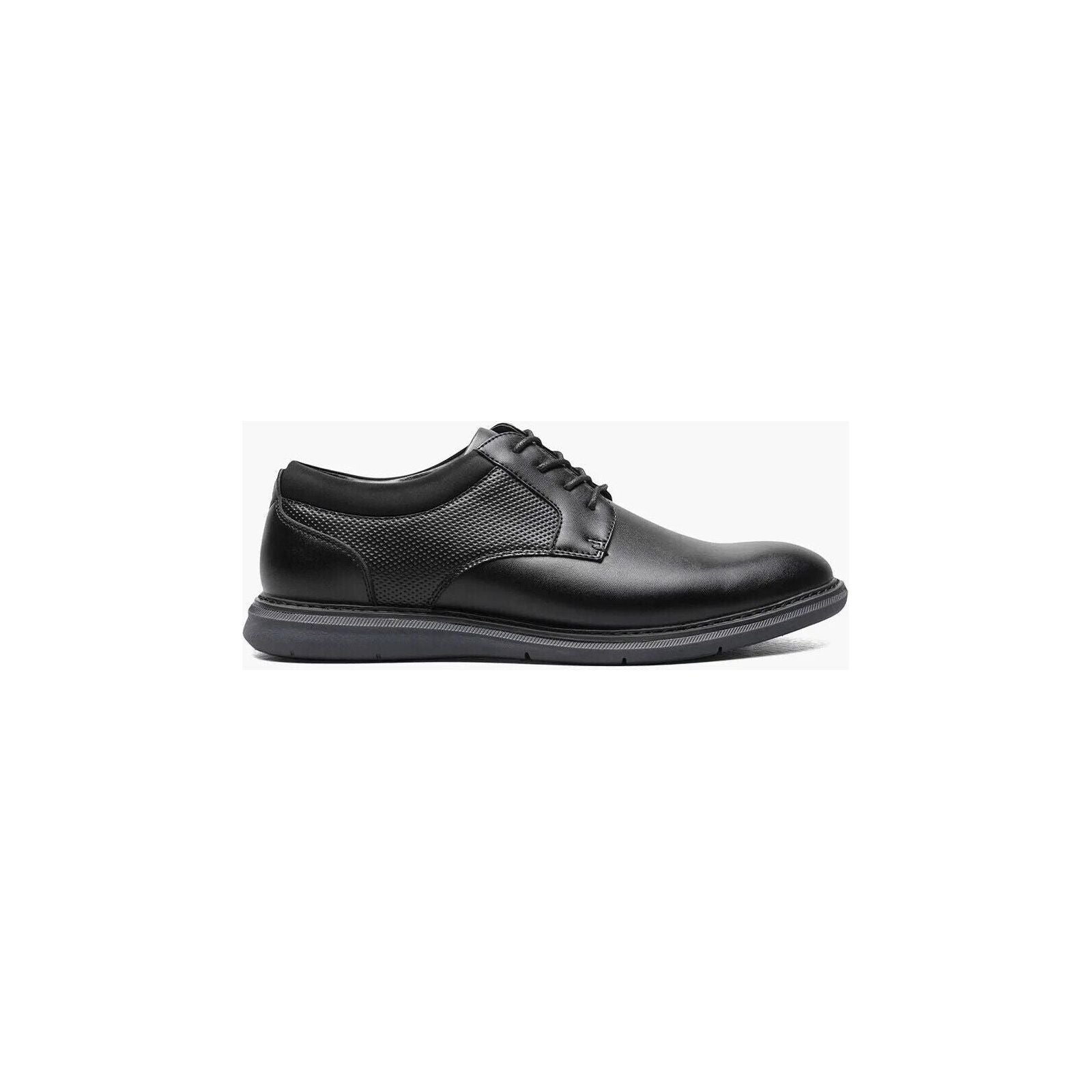 Nunn Bush Chase Plain Toe Oxford Dress Sneaker Shoes Black 85048-001