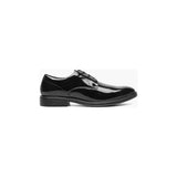 Nunn Bush Centro Formal Flex Plain Toe Oxford Tux Shoes Black Patent 85045-004