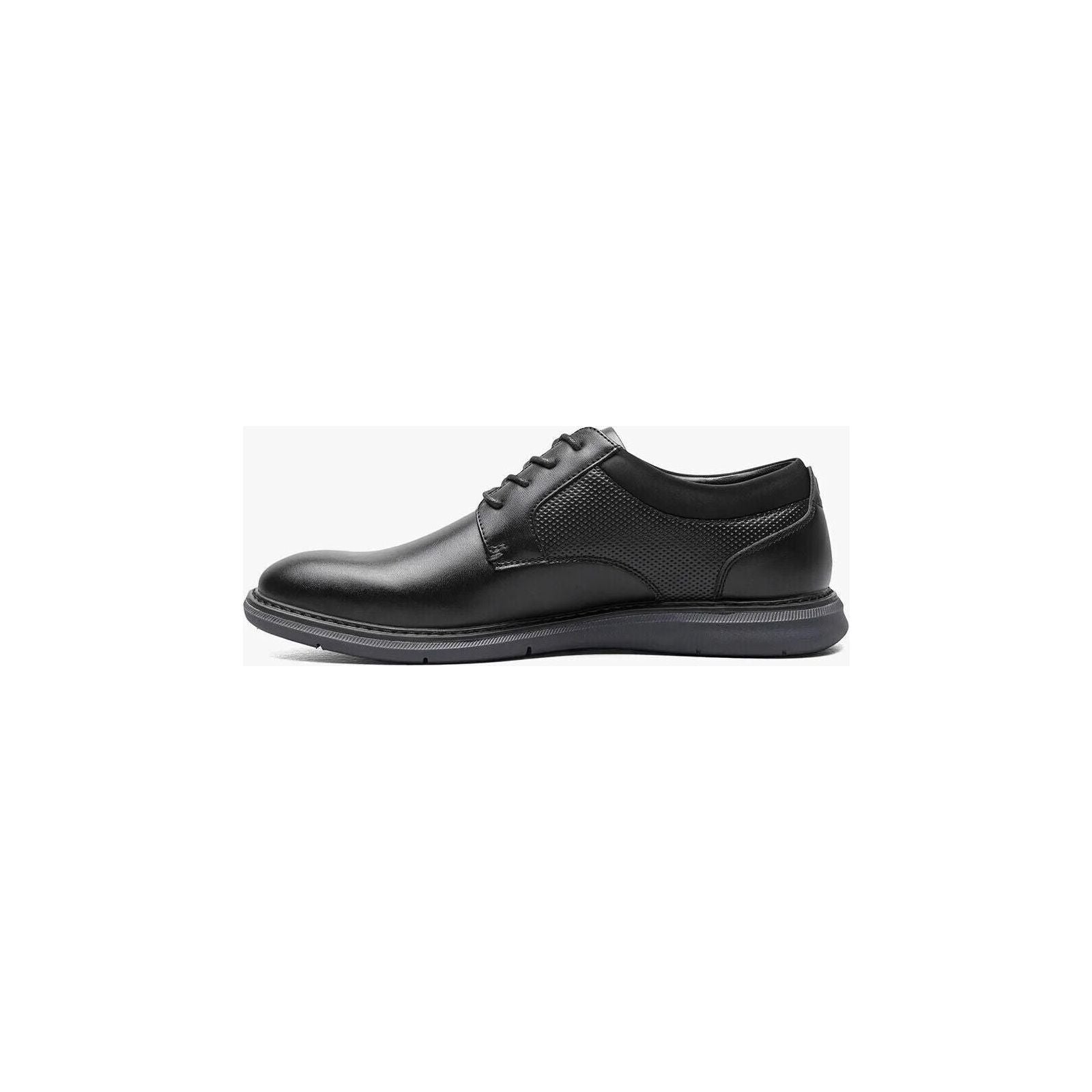 Nunn Bush Chase Plain Toe Oxford Dress Sneaker Shoes Black 85048-001