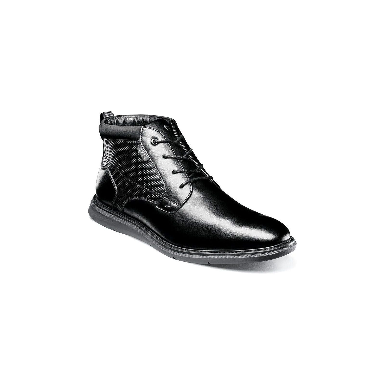 Nunn Bush Chase Plain Toe Chukka Dress Modern Boot Black 85049-001
