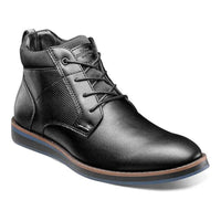 Men's Nunn Bush Circuit Plain Toe Chukka Work Boot Black 85009-001
