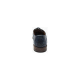 Stacy Adams Tedesco Cap Toe Oxford Lizard Leather Dress Shoes Blue 25630-400