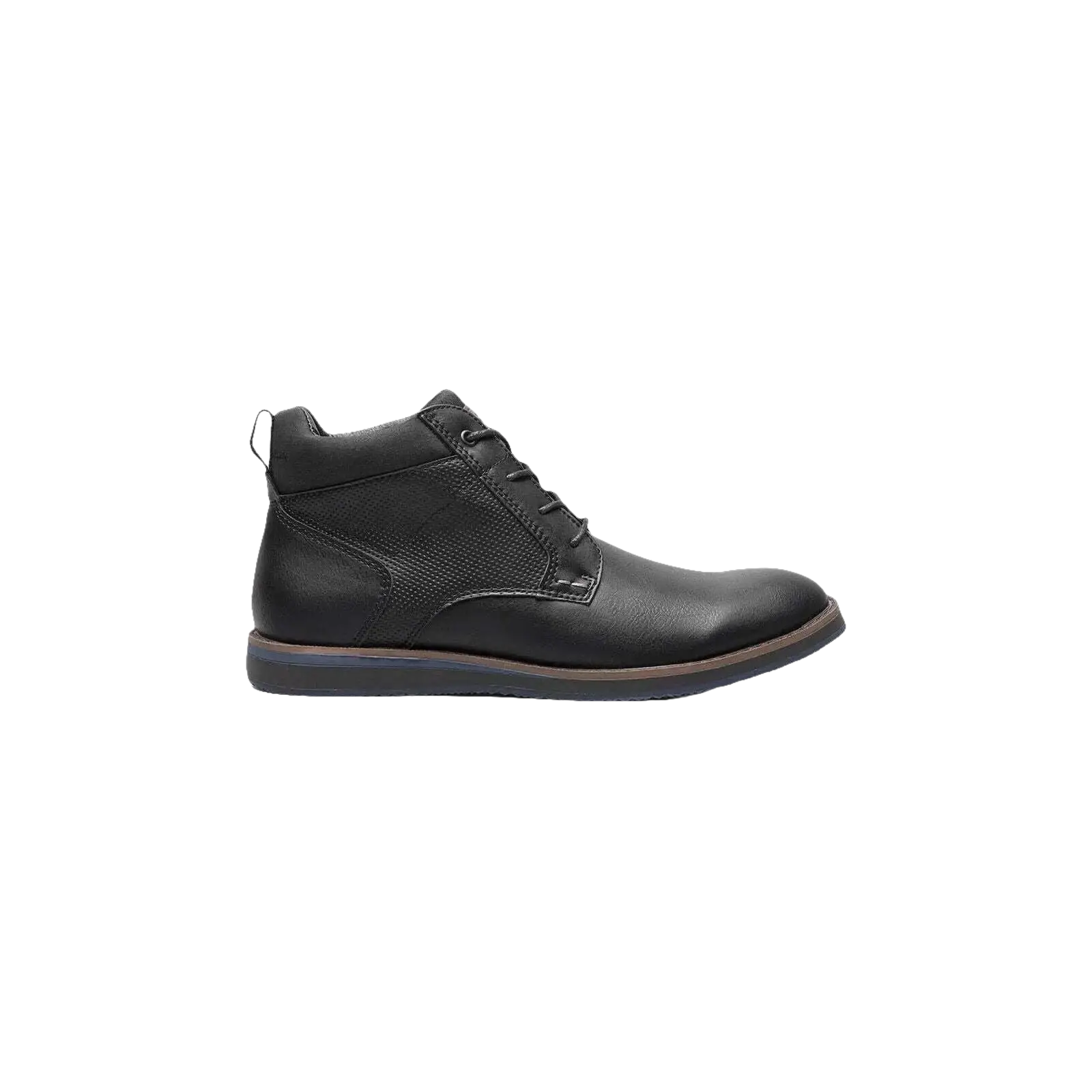 Men's Nunn Bush Circuit Plain Toe Chukka Work Boot Black 85009-001