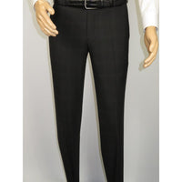 Men Suit BERLUSCONI Turkey Italian Wool 180's Single Breasted 623-01 Black Plaid