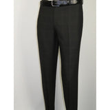 Men Suit BERLUSCONI Turkey Italian Wool 180's Single Breasted 623-01 Black Plaid