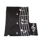 Mens AXXESS Musician Singer Cotton Shirt Turkey Musical Notes 724-22 Black White