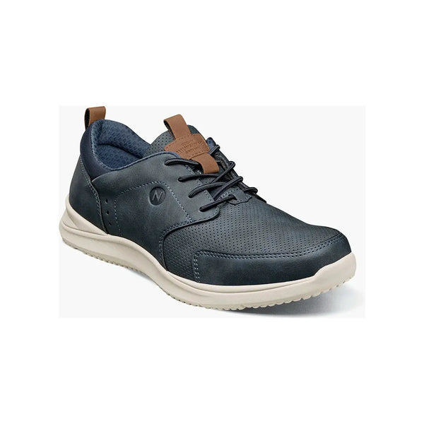 Nunn Bush Conway Moc Toe Oxford Sneaker Navy Multi 85098-492