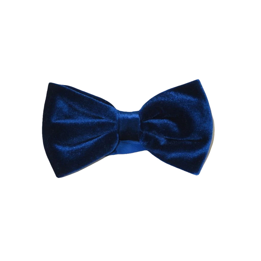 Men's Tuxedo Formal Velvet Bow Tie/Hankie By J.Valintin Fancy JVBT-11 Blue