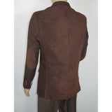 Men's Zacchi Sport Coat Patch Elbow Chenille Velveteen Bryan Cognac 74527